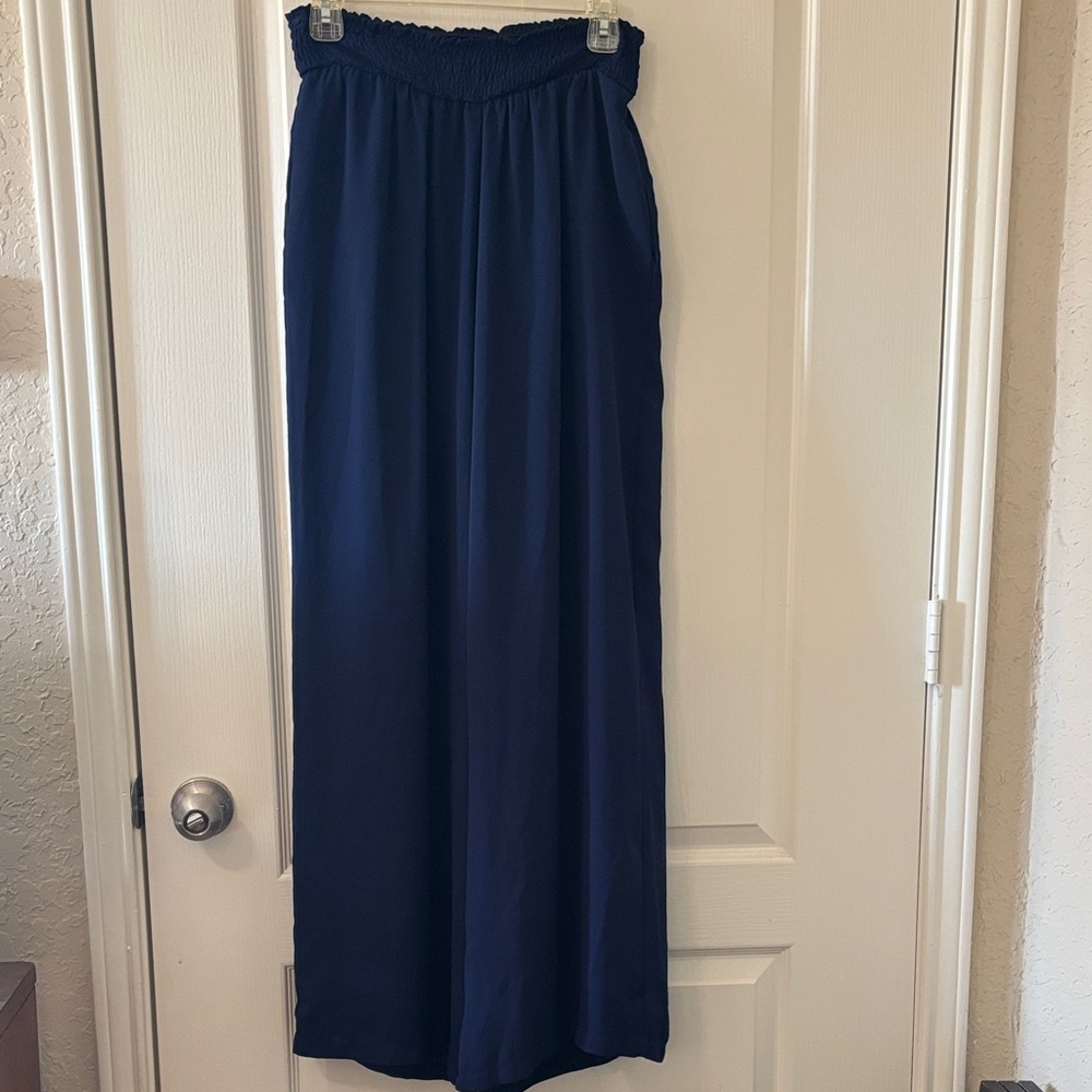 Staccato Navy Wide Leg Pants